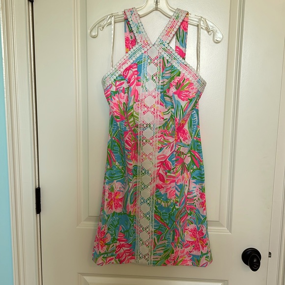 Lilly Pulitzer Vena Stretch Shift Dress size 0 NWT - Picture 3 of 6